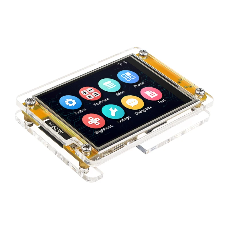 ESP32 MCU 2.8 Inch Smart Display for Arduino LVGL WIFI Bluetooth Touch WROOM 240*320 Screen LCD TFT Module with Free Tutorials