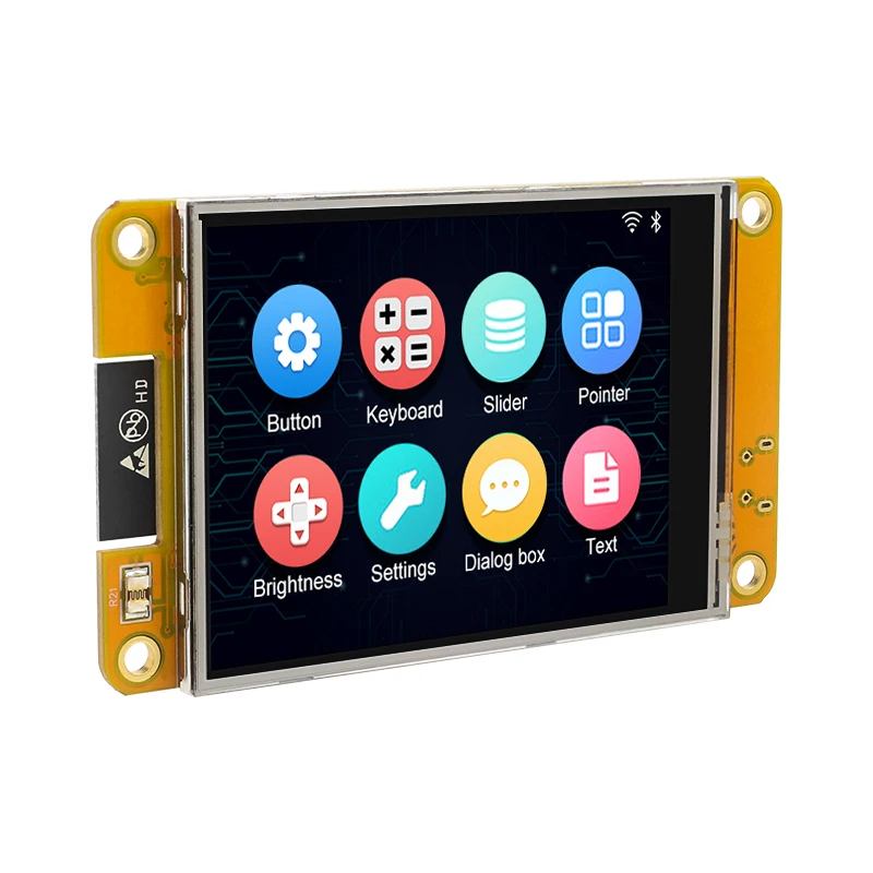 ESP32 MCU 2.8 Inch Smart Display for Arduino LVGL WIFI Bluetooth Touch WROOM 240*320 Screen LCD TFT Module with Free Tutorials