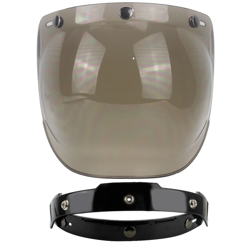 helmet bubble visor top quality open face motorcycle helmet visor 12 color available vintage helmet windshield shield