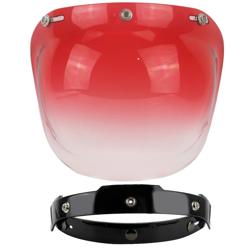 helmet bubble visor top quality open face motorcycle helmet visor 12 color available vintage helmet windshield shield