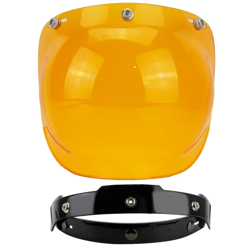 helmet bubble visor top quality open face motorcycle helmet visor 12 color available vintage helmet windshield shield