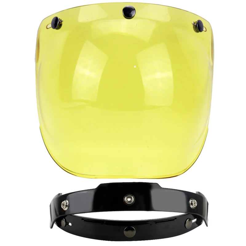 helmet bubble visor top quality open face motorcycle helmet visor 12 color available vintage helmet windshield shield
