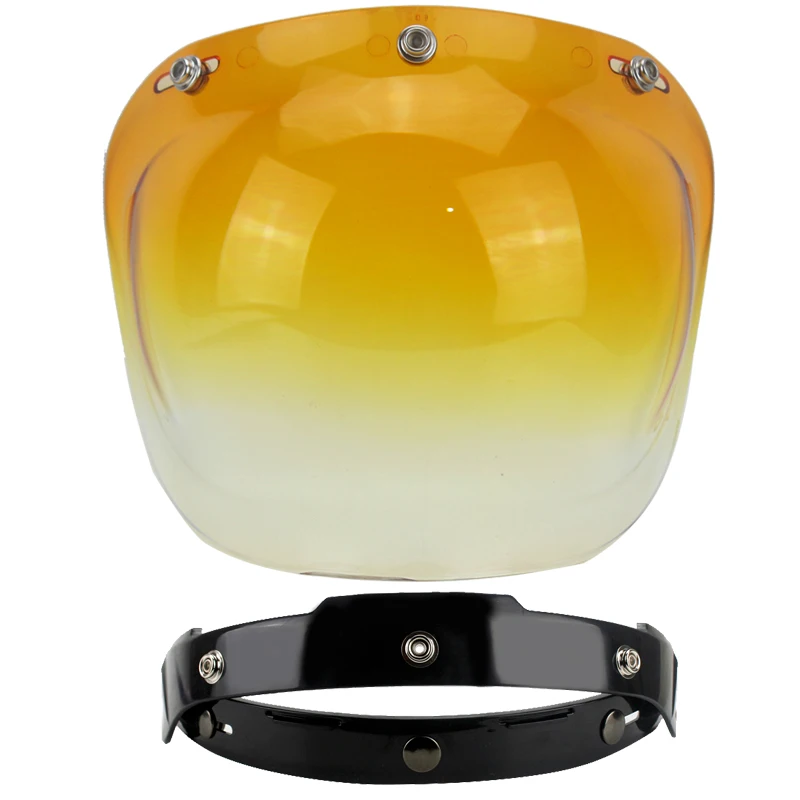 helmet bubble visor top quality open face motorcycle helmet visor 12 color available vintage helmet windshield shield