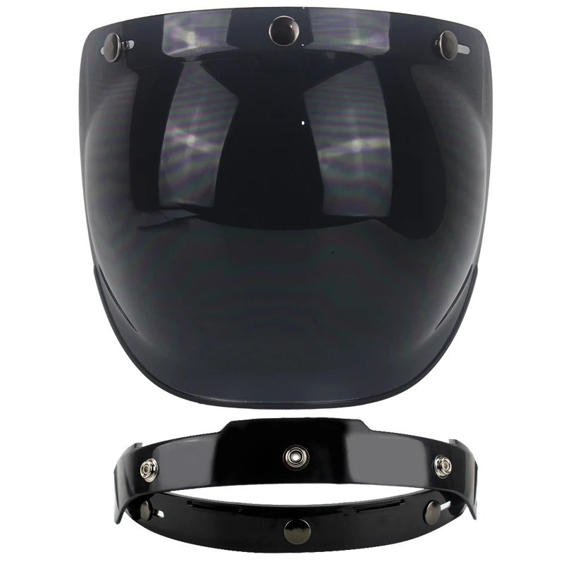 helmet bubble visor top quality open face motorcycle helmet visor 12 color available vintage helmet windshield shield