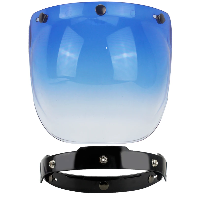 helmet bubble visor top quality open face motorcycle helmet visor 12 color available vintage helmet windshield shield