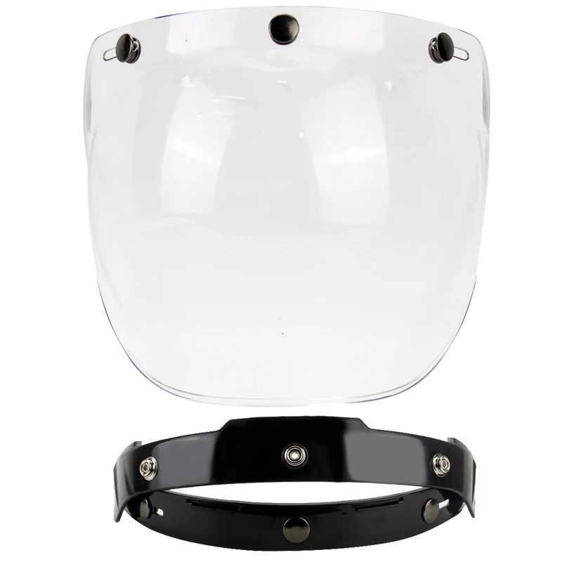 helmet bubble visor top quality open face motorcycle helmet visor 12 color available vintage helmet windshield shield