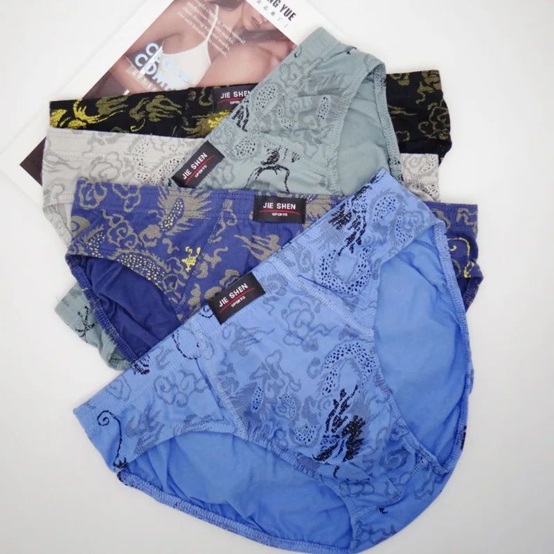 New 5Pcs/Lot Free Shipping Cheapest 100% Cotton Mens Briefs Plus Size Men Underwear Panties 4XL/5XL/6XL Men's Breathable Panties