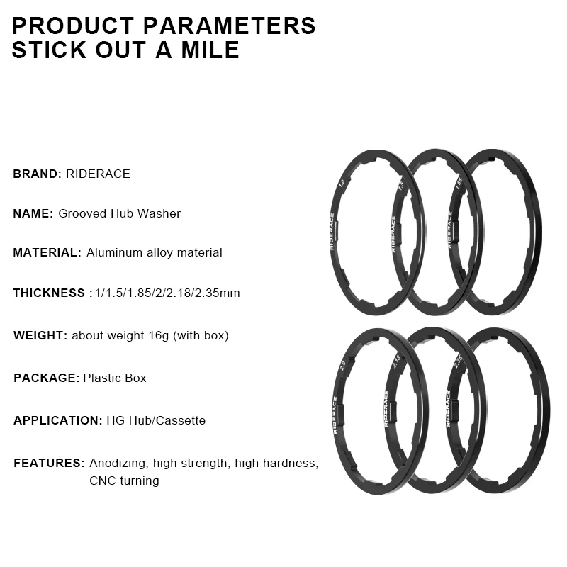 3 Pcs Bicycle Hub Washer 1/1.5/1.85/2/2.18/2.35mm Gasket For 7 8 9 10 11 Speed MTB Mountain Road Bike Cassette Flywheel Spacer