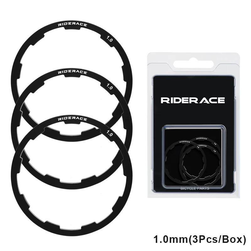 3 Pcs Bicycle Hub Washer 1/1.5/1.85/2/2.18/2.35mm Gasket For 7 8 9 10 11 Speed MTB Mountain Road Bike Cassette Flywheel Spacer