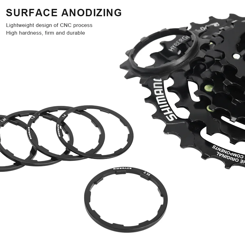 3 Pcs Bicycle Hub Washer 1/1.5/1.85/2/2.18/2.35mm Gasket For 7 8 9 10 11 Speed MTB Mountain Road Bike Cassette Flywheel Spacer