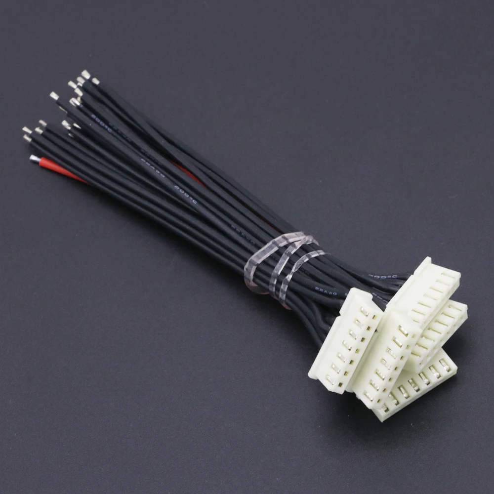 5pcs/lot 1S 2S 3S 4S 5S 6S Lipo Battery Balance Charger Cable IMAX B6 Connector Plug Wire Wholesale