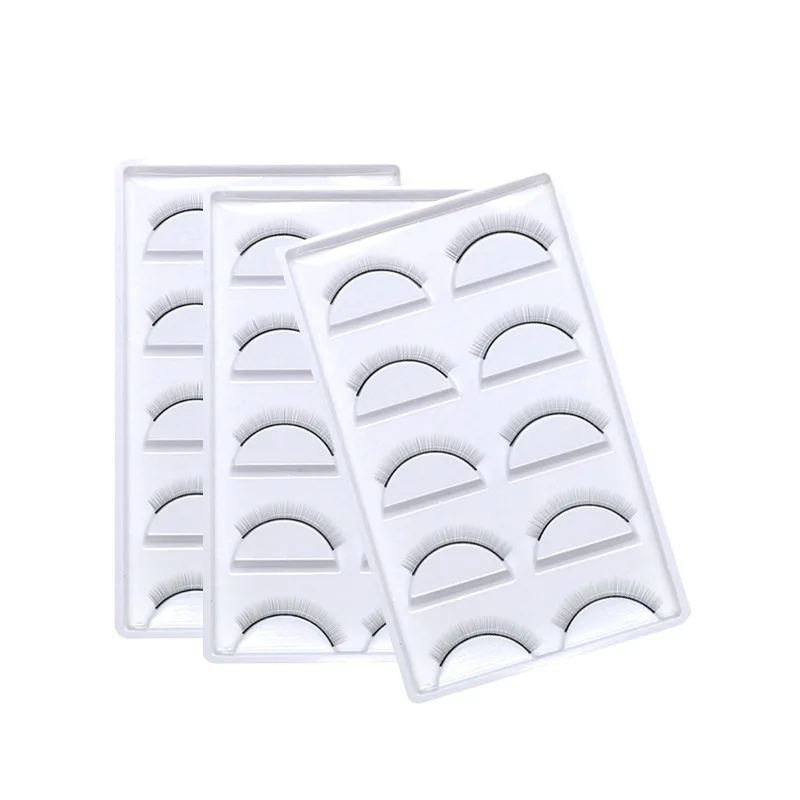 5/10/25 Pairs Training Lashes Eyelash Extension Practice Grafting Natural False Eyelashes For Beginner Makeup Tools
