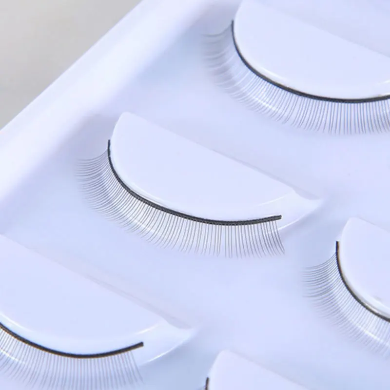 5/10/25 Pairs Training Lashes Eyelash Extension Practice Grafting Natural False Eyelashes For Beginner Makeup Tools