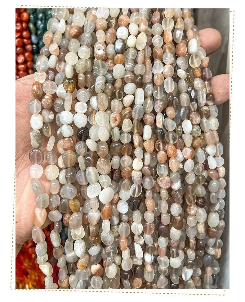 6-8mm Irregular Natural Amethyst Citrine Irregular Nugget Stone Loose Spacer Bead For Jewelry Making Diy Bracelet Accessory