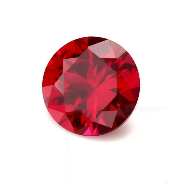 Luxury Unheated 7.50 Cts Natural Mined 11.0mm Sri-Lanka Garnet Ruby Pigeon Red Round Cut VVS Loose Gem For Jewelry DIY