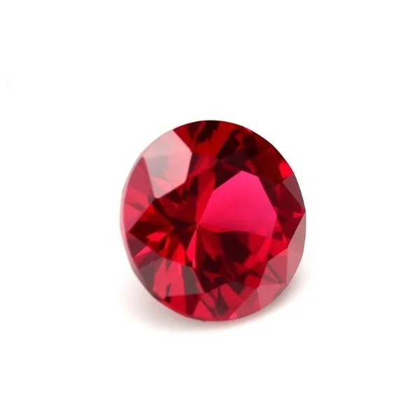 Luxury Unheated 7.50 Cts Natural Mined 11.0mm Sri-Lanka Garnet Ruby Pigeon Red Round Cut VVS Loose Gem For Jewelry DIY
