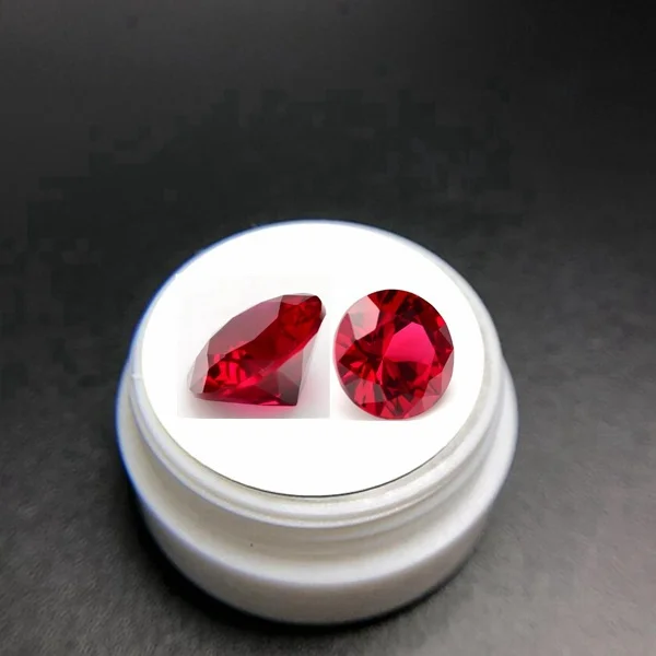 Luxury Unheated 7.50 Cts Natural Mined 11.0mm Sri-Lanka Garnet Ruby Pigeon Red Round Cut VVS Loose Gem For Jewelry DIY