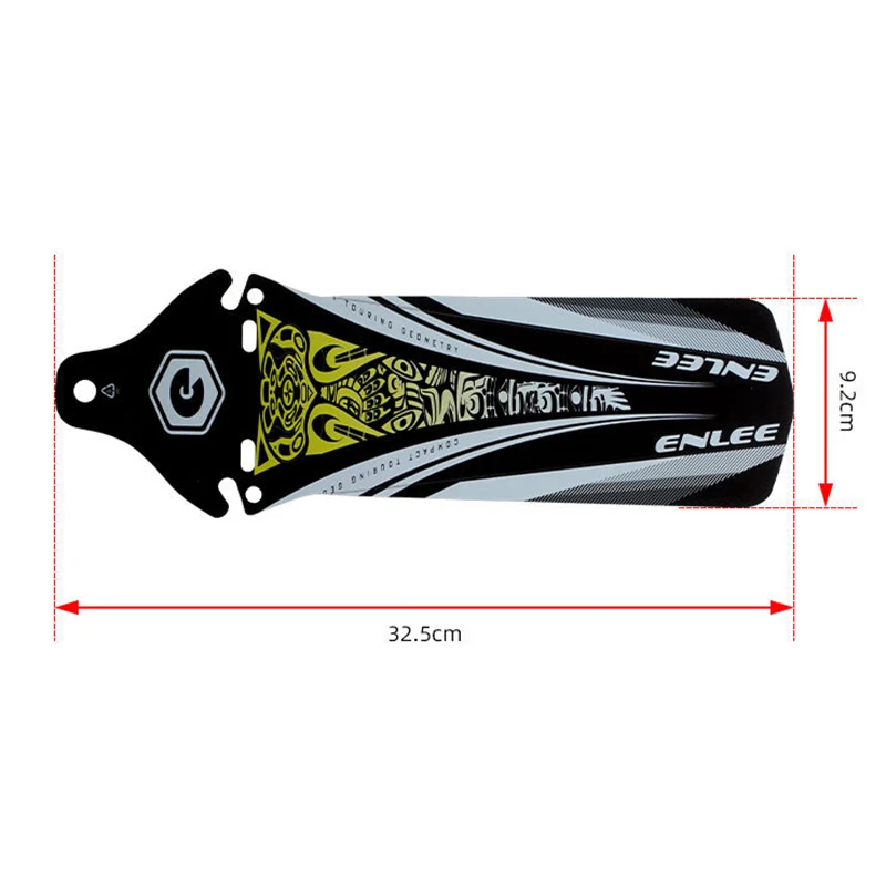 1pcs MTB Mountain Road Bicycle Fender Bike Front Rear Mudguard Cycling Rainplate 26.5cm PP5 Material Bicycle Accessories