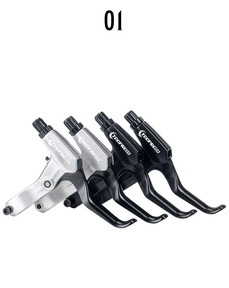 High Quality Ultralight Aluminum Bicycle BMX Brake Handle MTB Mountain Bike Cycling Brake Levers V/Disc Brake Levers 2 Colours