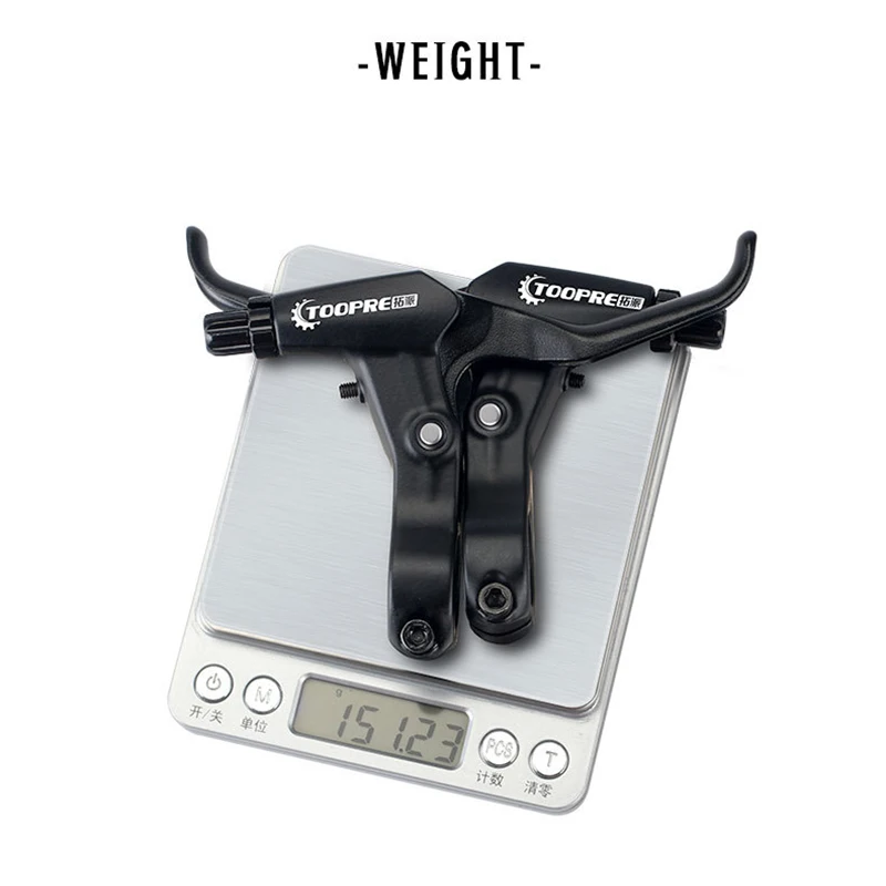 High Quality Ultralight Aluminum Bicycle BMX Brake Handle MTB Mountain Bike Cycling Brake Levers V/Disc Brake Levers 2 Colours
