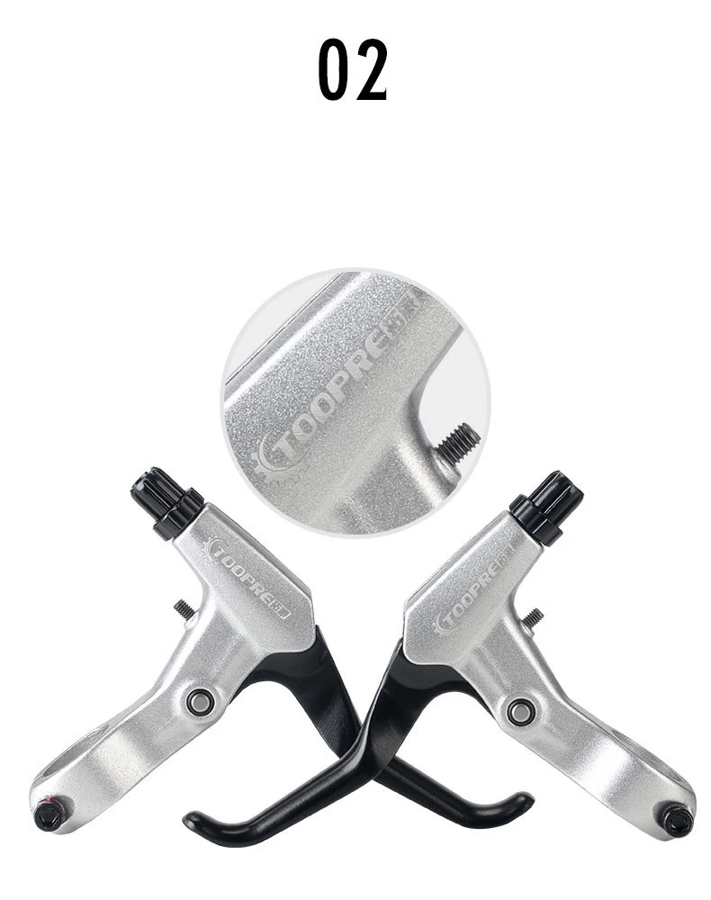 High Quality Ultralight Aluminum Bicycle BMX Brake Handle MTB Mountain Bike Cycling Brake Levers V/Disc Brake Levers 2 Colours