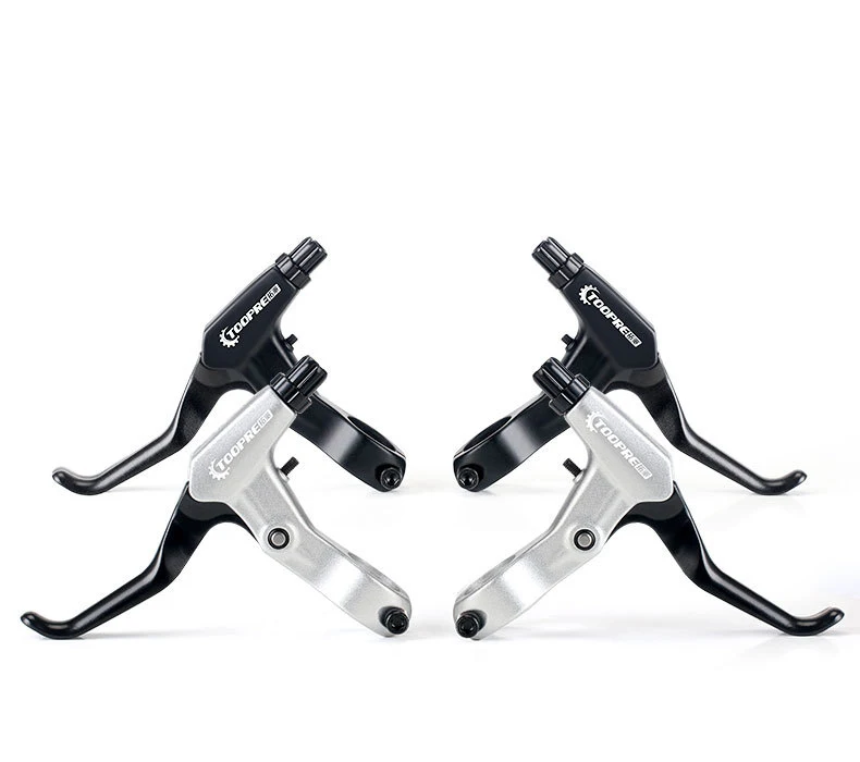 High Quality Ultralight Aluminum Bicycle BMX Brake Handle MTB Mountain Bike Cycling Brake Levers V/Disc Brake Levers 2 Colours