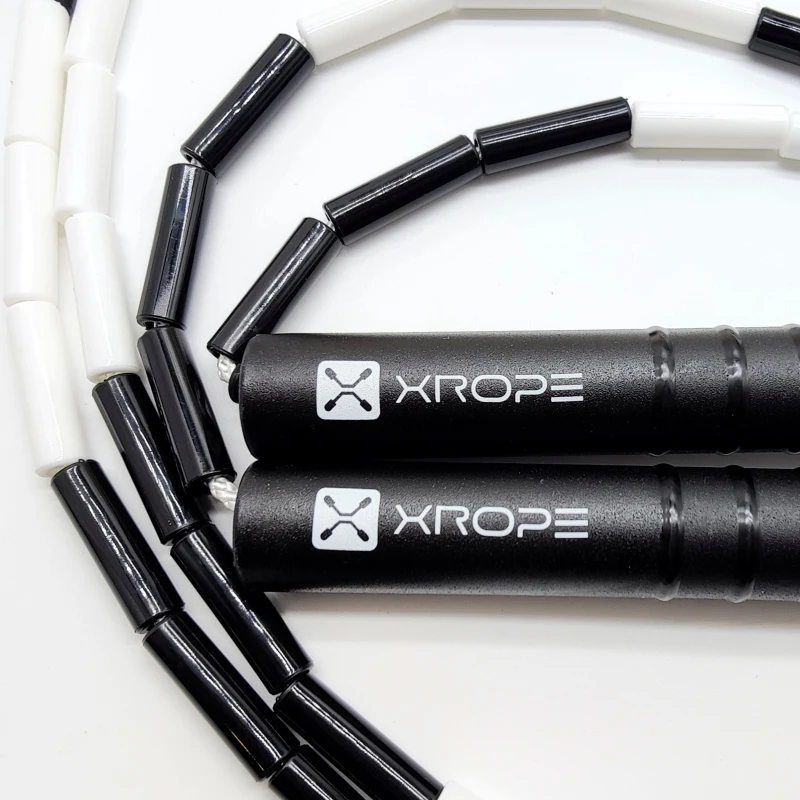 NEVERTOOLATE X ROPE 7mm hard beads jump skipping rope beaded skip rope Professional competition usage 2.9 meter long handle