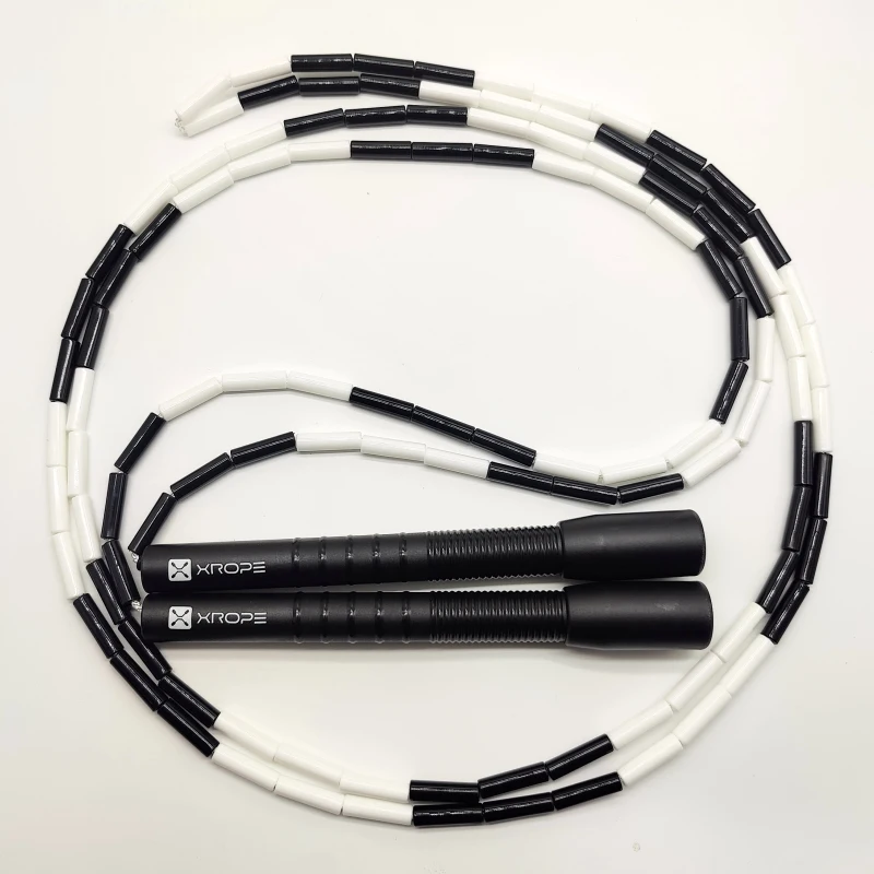 NEVERTOOLATE X ROPE 7mm hard beads jump skipping rope beaded skip rope Professional competition usage 2.9 meter long handle