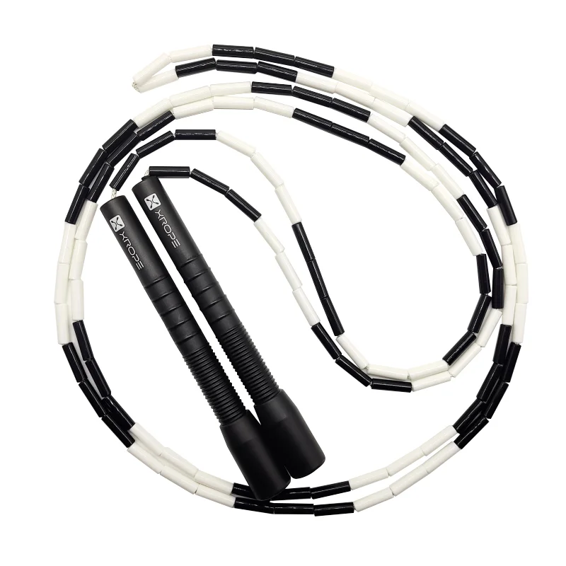 NEVERTOOLATE X ROPE 7mm hard beads jump skipping rope beaded skip rope Professional competition usage 2.9 meter long handle