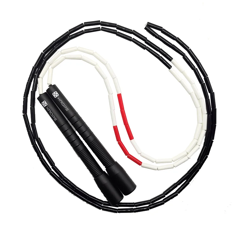 NEVERTOOLATE X ROPE 7mm hard beads jump skipping rope beaded skip rope Professional competition usage 2.9 meter long handle
