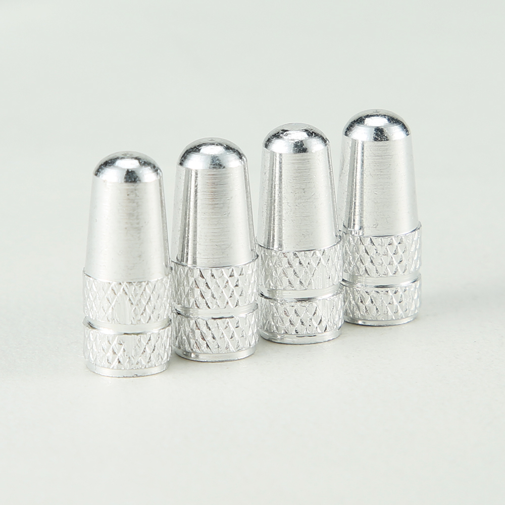 4Pcs/Set Rainbow Color Bicycle Tire Valve Cap Aluminum Caps for Valves French Valve Cap Presta Bike Tyre Hat MTB Accessories New
