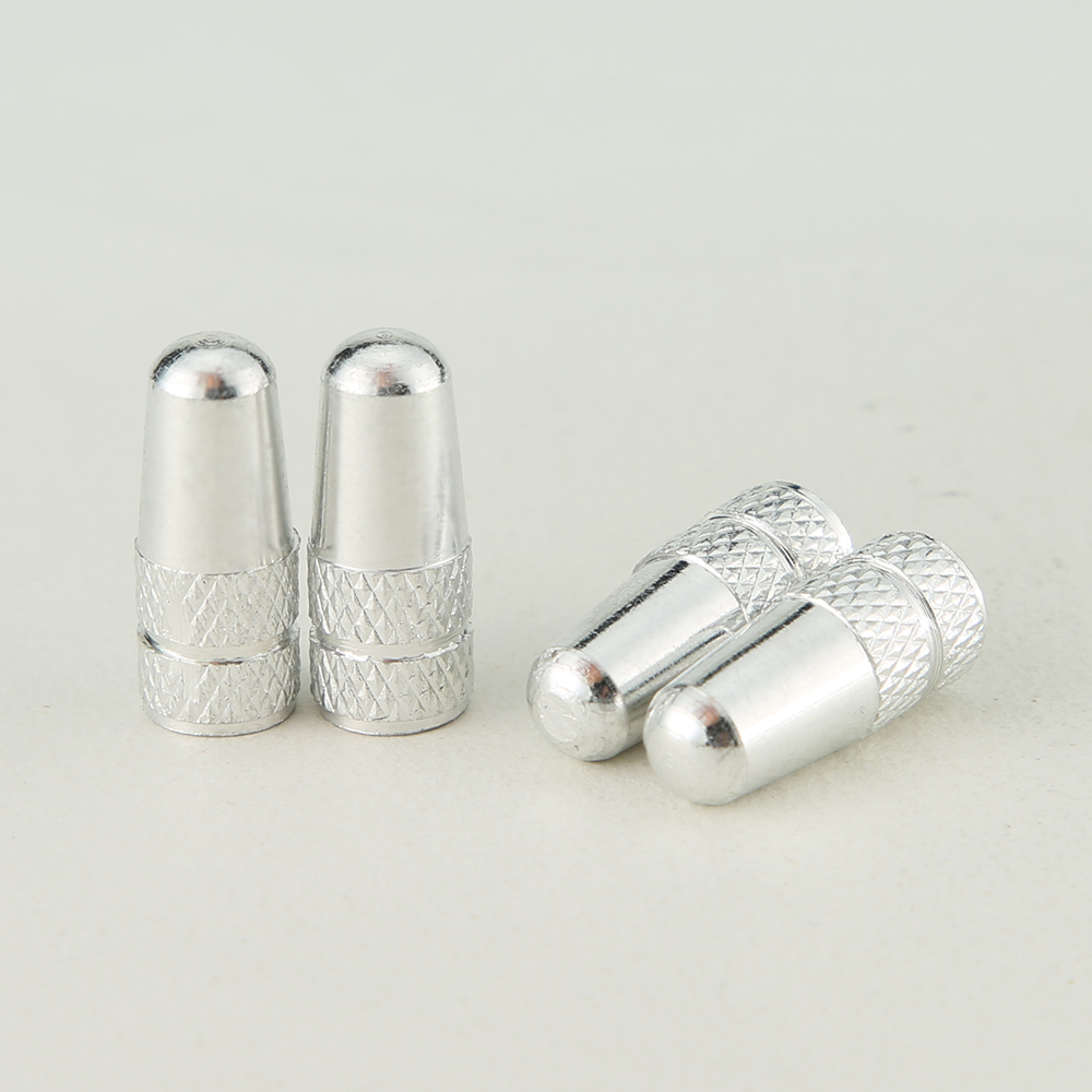 4Pcs/Set Rainbow Color Bicycle Tire Valve Cap Aluminum Caps for Valves French Valve Cap Presta Bike Tyre Hat MTB Accessories New