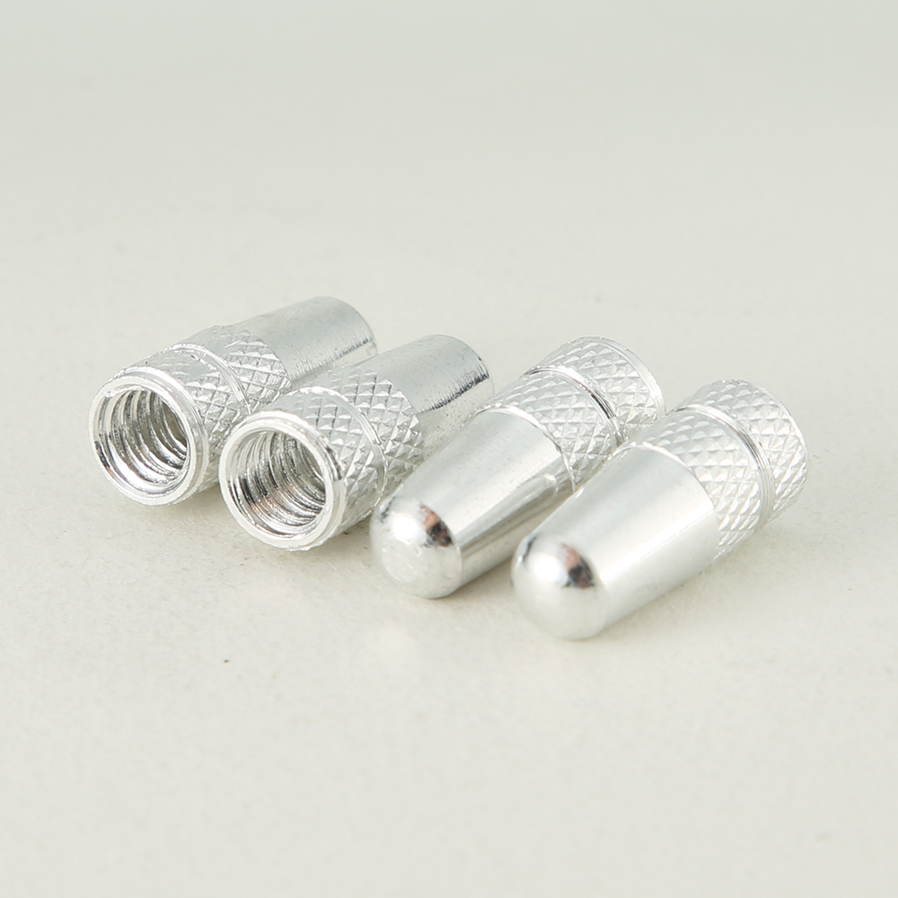 4Pcs/Set Rainbow Color Bicycle Tire Valve Cap Aluminum Caps for Valves French Valve Cap Presta Bike Tyre Hat MTB Accessories New