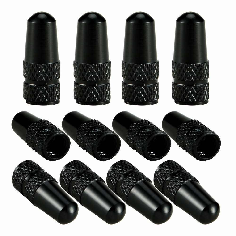 4Pcs/Set Rainbow Color Bicycle Tire Valve Cap Aluminum Caps for Valves French Valve Cap Presta Bike Tyre Hat MTB Accessories New