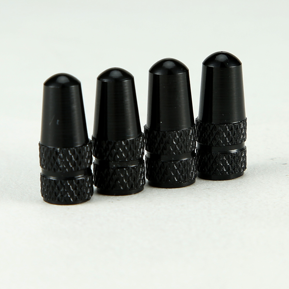 4Pcs/Set Rainbow Color Bicycle Tire Valve Cap Aluminum Caps for Valves French Valve Cap Presta Bike Tyre Hat MTB Accessories New