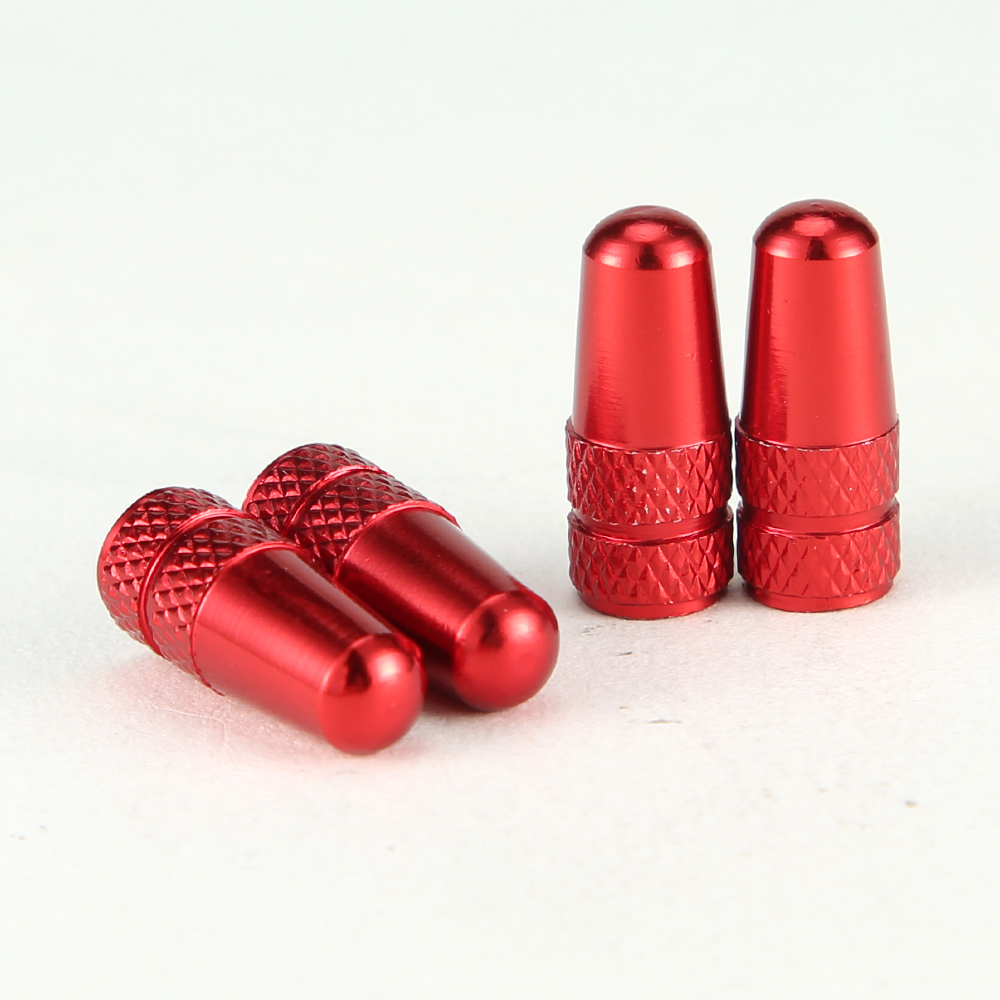 4Pcs/Set Rainbow Color Bicycle Tire Valve Cap Aluminum Caps for Valves French Valve Cap Presta Bike Tyre Hat MTB Accessories New