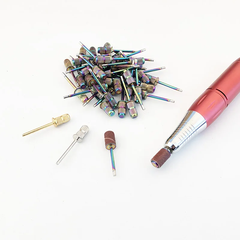3/5/10pcs Nail Drill Bits Nail Drill Accessories Mandrel Bit Nail Sanding Drum For Sanding Bands