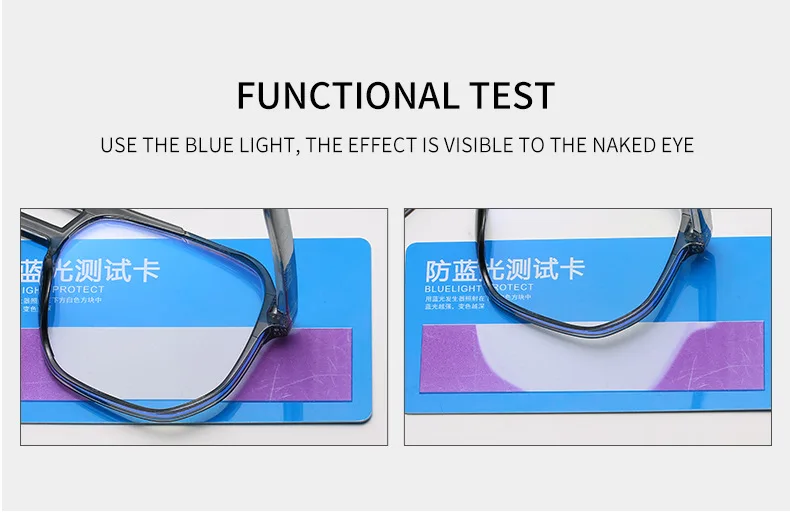 Transparent Computer Glasses Frame Women Men Anti Blue Light Square Eyewear Blocking Glasses Optical Spectacle Eyeglass