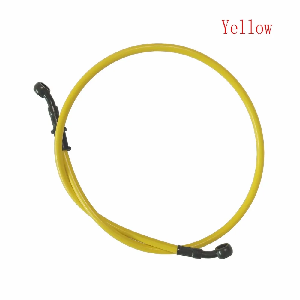 10mm 28 Degree Motorcycle Dirt Bike Braided Line Steel Brake Hose Cable Hydraulic Banjo Pipe 270mm-1500mm for Universal Racing