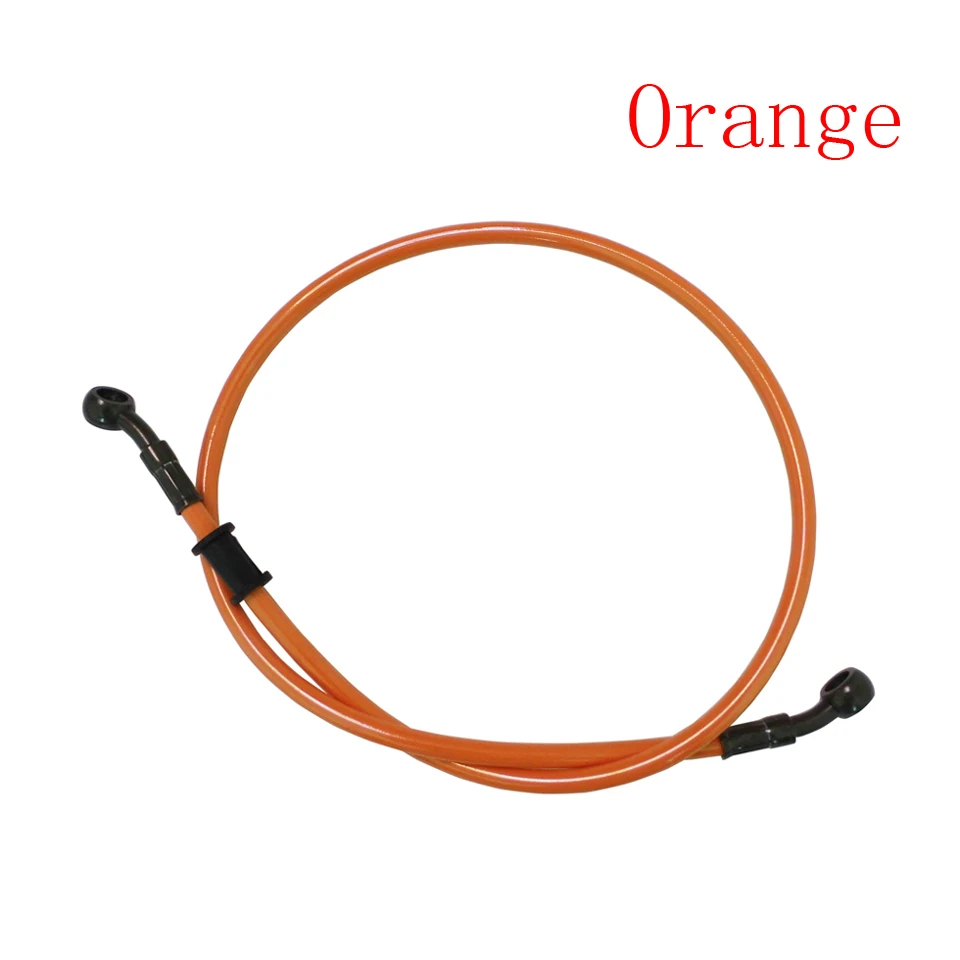 10mm 28 Degree Motorcycle Dirt Bike Braided Line Steel Brake Hose Cable Hydraulic Banjo Pipe 270mm-1500mm for Universal Racing