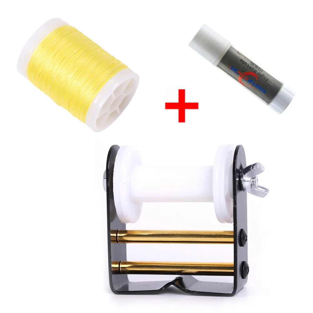 Archery Bow String Cable Winder Tool Spool Thread Cable Winder Bowstring Serving Material Rope Repair String Equipment