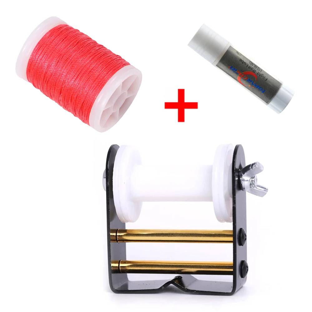 Archery Bow String Cable Winder Tool Spool Thread Cable Winder Bowstring Serving Material Rope Repair String Equipment