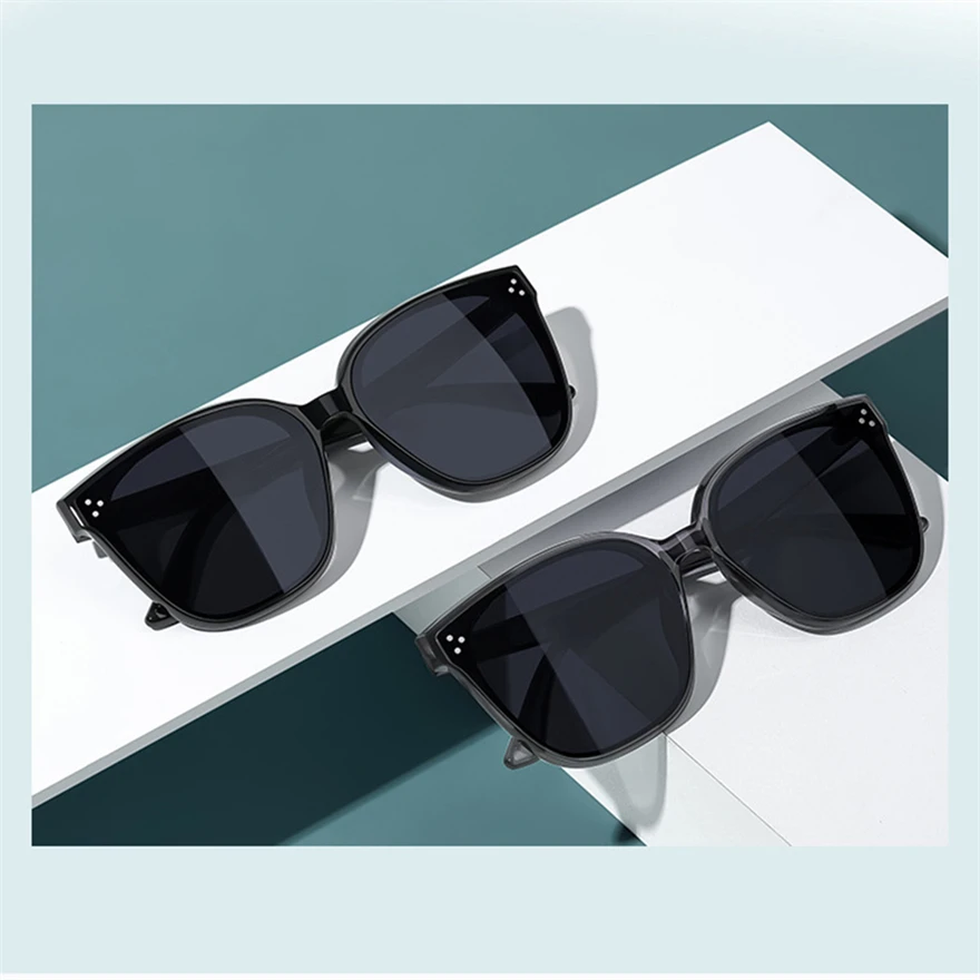 CLLOIO New Trend Sunglasses For Women And Men Simple Design Decorative Glasses Car Driving Eyewear Unisex Sun Glasses UV400