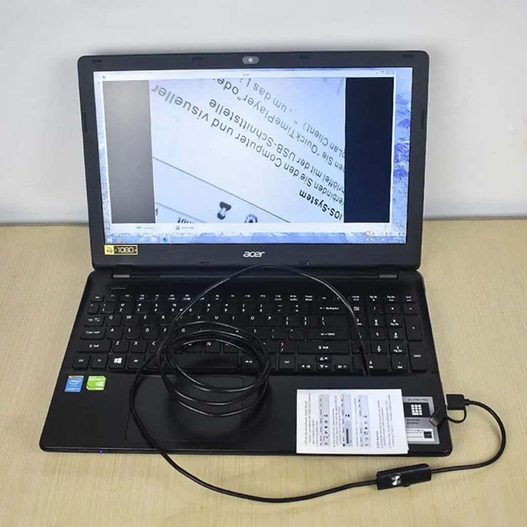 5.5mm /7mm 3 in 1 Endoscope USB Flexible Car Pipe Inspection Borescope Camera with 6 LED lights Support Type-C Android Phone PC