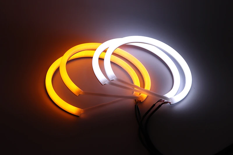For BMW 3 Series E46 316i 318i 320d 323i 328i 330i 325xi 330d 1998-2005 Excellent LED Cotton Angel Eyes Rings Daytime Light