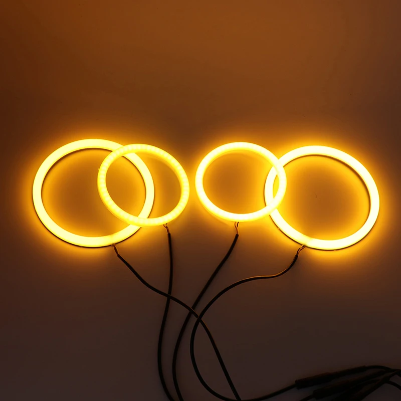 For BMW 3 Series E46 316i 318i 320d 323i 328i 330i 325xi 330d 1998-2005 Excellent LED Cotton Angel Eyes Rings Daytime Light