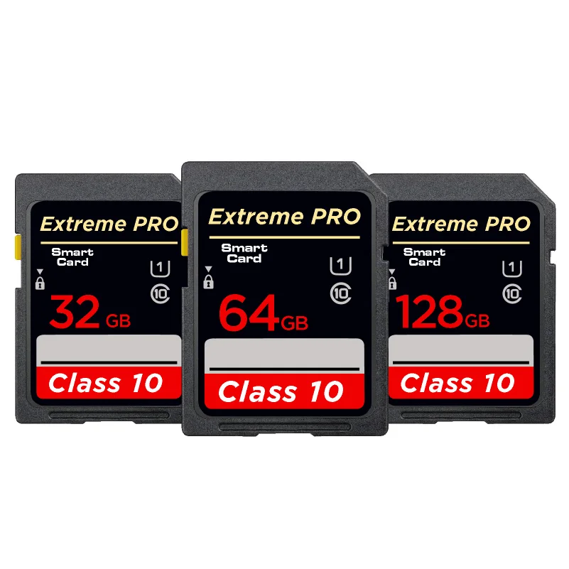 Class 10 SD Cards Original 16G 32GB U1 SDHC 64GB 128GB U3 SD Card SDA1XC Class10 V10 Memory Card For 1080p 3D 4K Video Camera