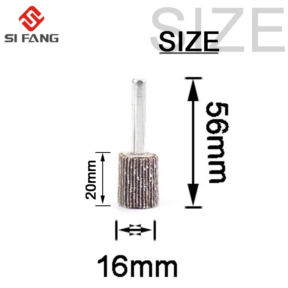 5PC Sandpaper Grinding Flap Polishing Wheels Sanding Disc Shutter Polishing Wheel For Rotary Dremel Tool 60/80/120Grit 6MM Shank