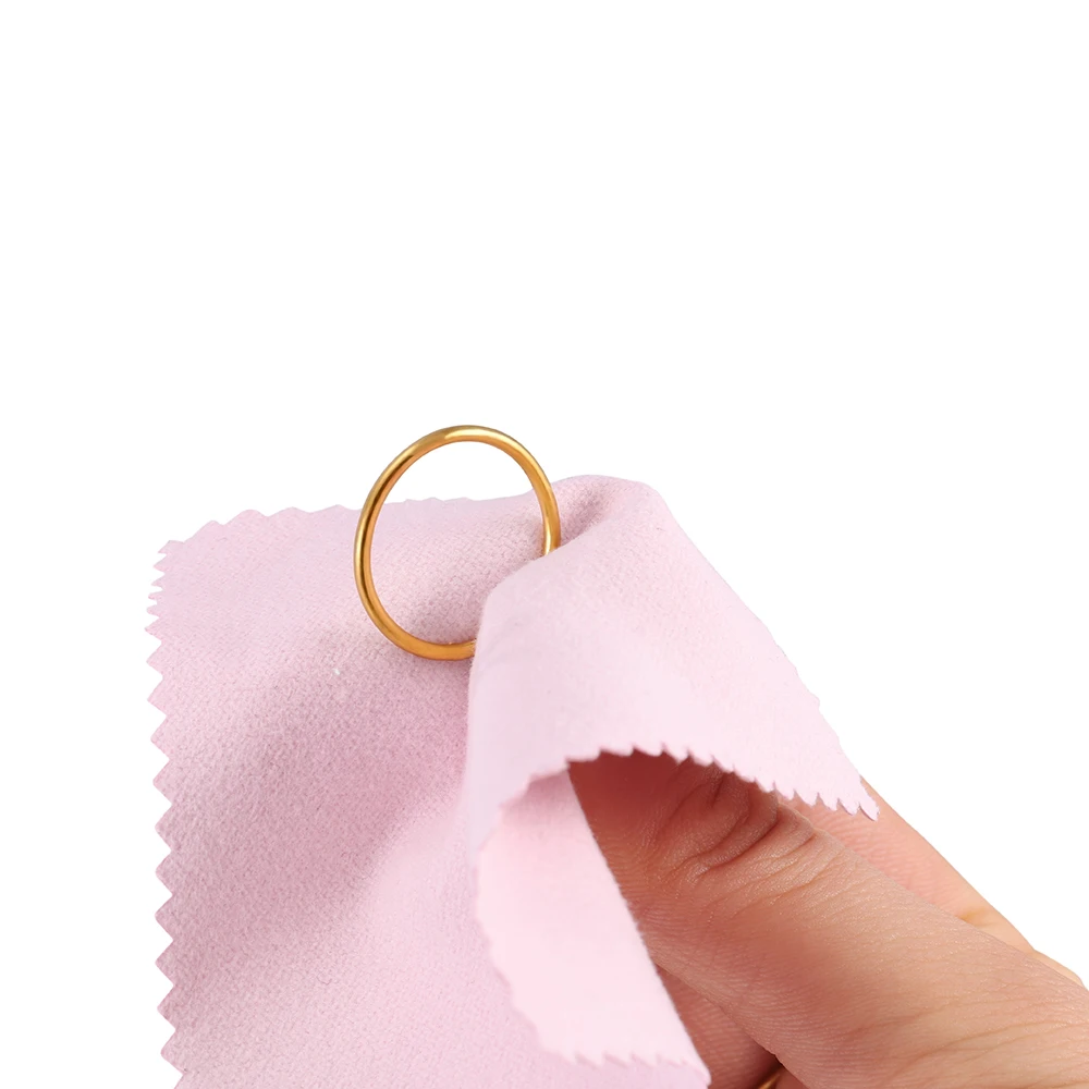10-50pcs Polish Polishing Cloth Silver Color Cleaning  Polishing Cloth Soft Clean Wipe Wiping Cloth For Silver Gold Jewelry Tool