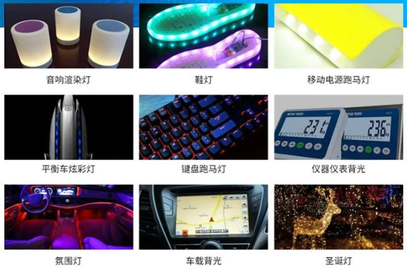 100pcs 2835 LED SMD 18v 9v 6v 3v High Power Light 1w 0.2w 0.3w 0.5w Chip High Voltage